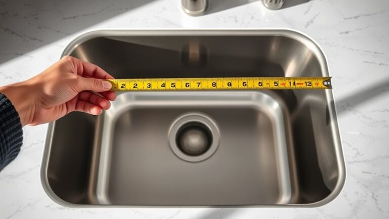 accurate kitchen sink measurement r8ibx