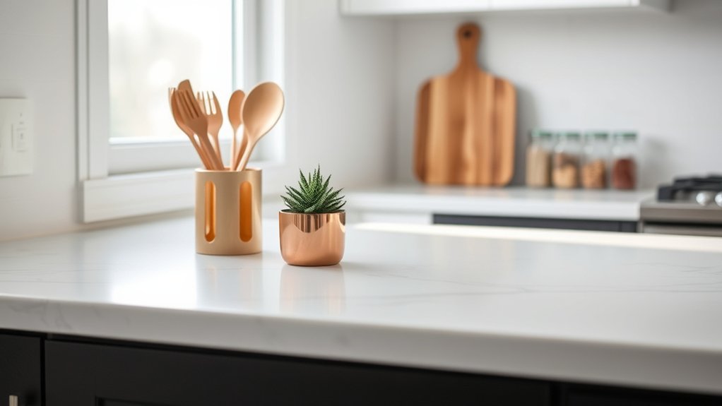8 Simple Ways to Decorate Kitchen Counters 2 align style with functionality
