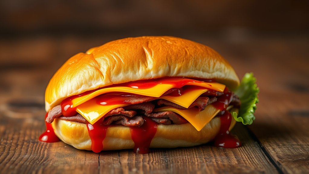 arby s beef and cheddar calories