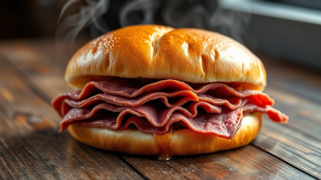 arby s classic roast beef calories