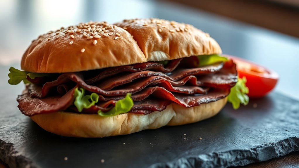 arby s classic roast beef calories