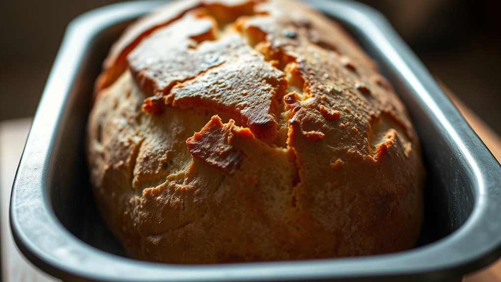 bake sourdough in pan