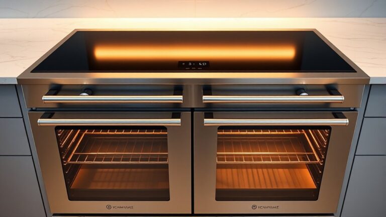 best double oven induction b772u