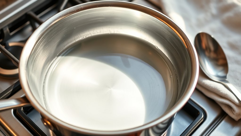 boiling water in aluminum
