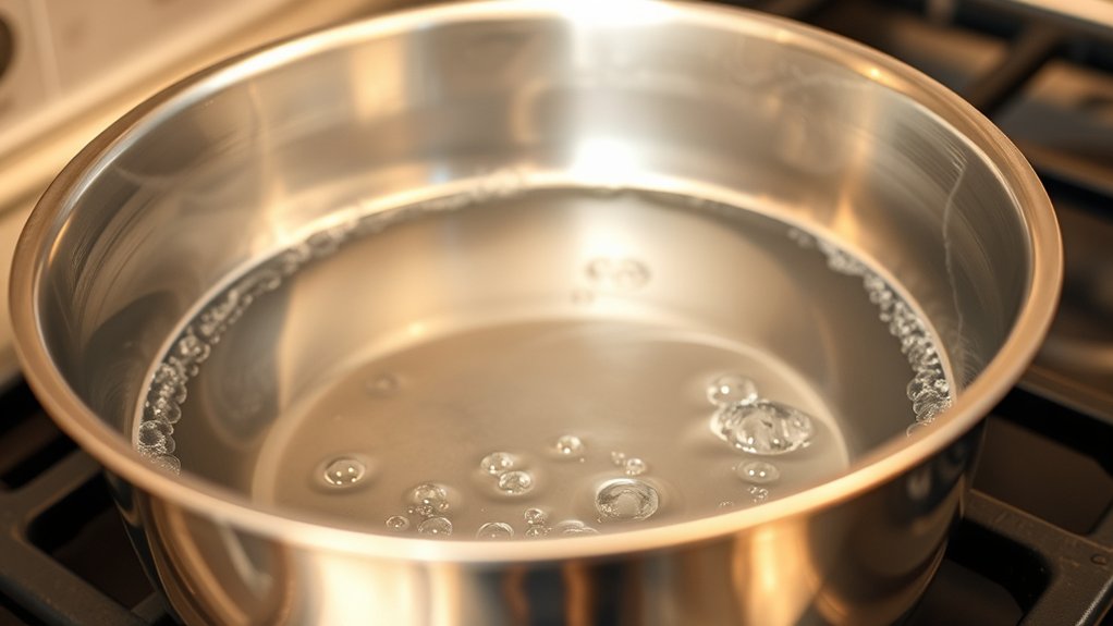 boiling water in aluminum