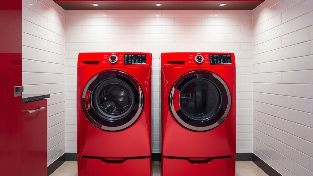Top 10 Red Washer and Dryer Sets for a Bold Laundry Room 2 bold red appliances energize laundry