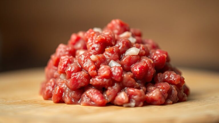 calories in ground beef