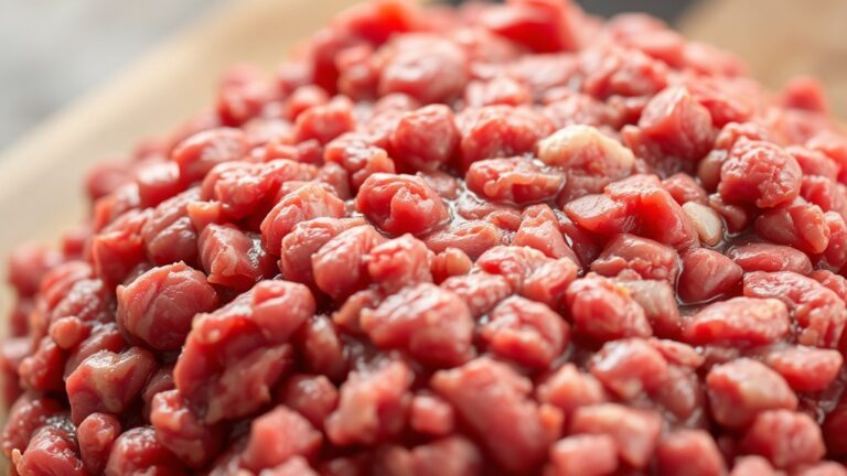 calories in ground beef