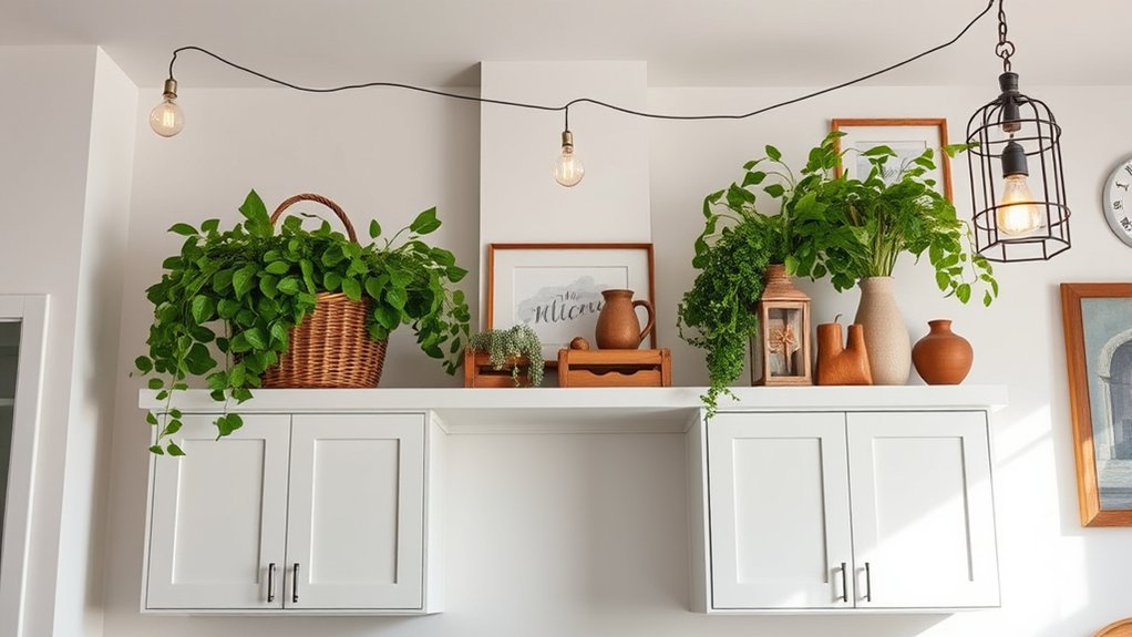 8 Creative Ways to Decorate Above Kitchen Cabinets 2 choose kitchen style wisely