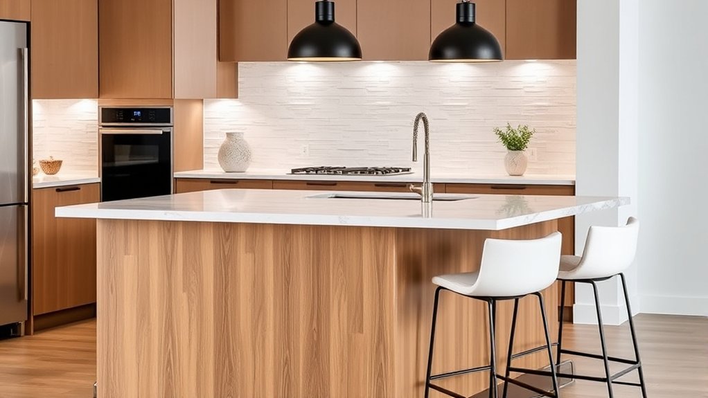 cohesive kitchen island style