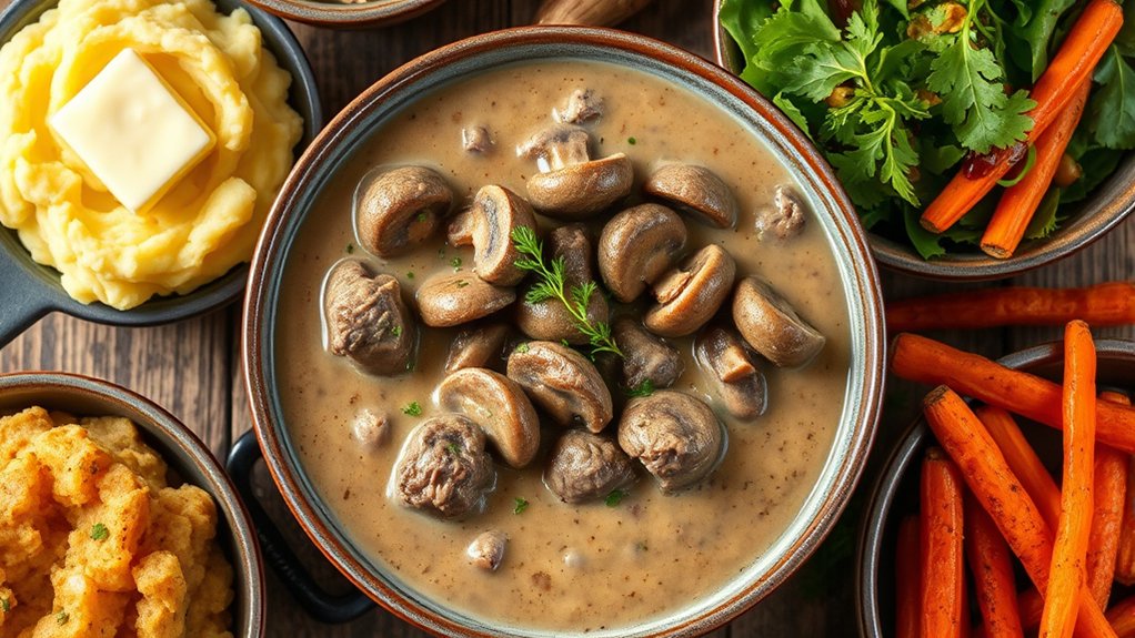 complementary sides for stroganoff