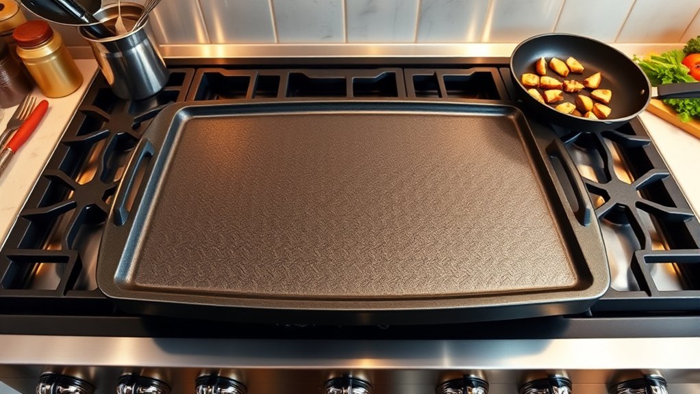 convenient built in cooking surface