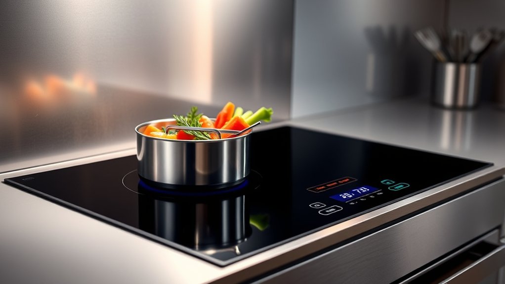electromagnetic direct cookware heating