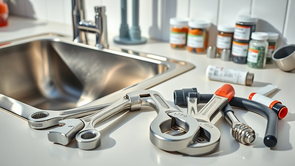 essential sink plumbing tools