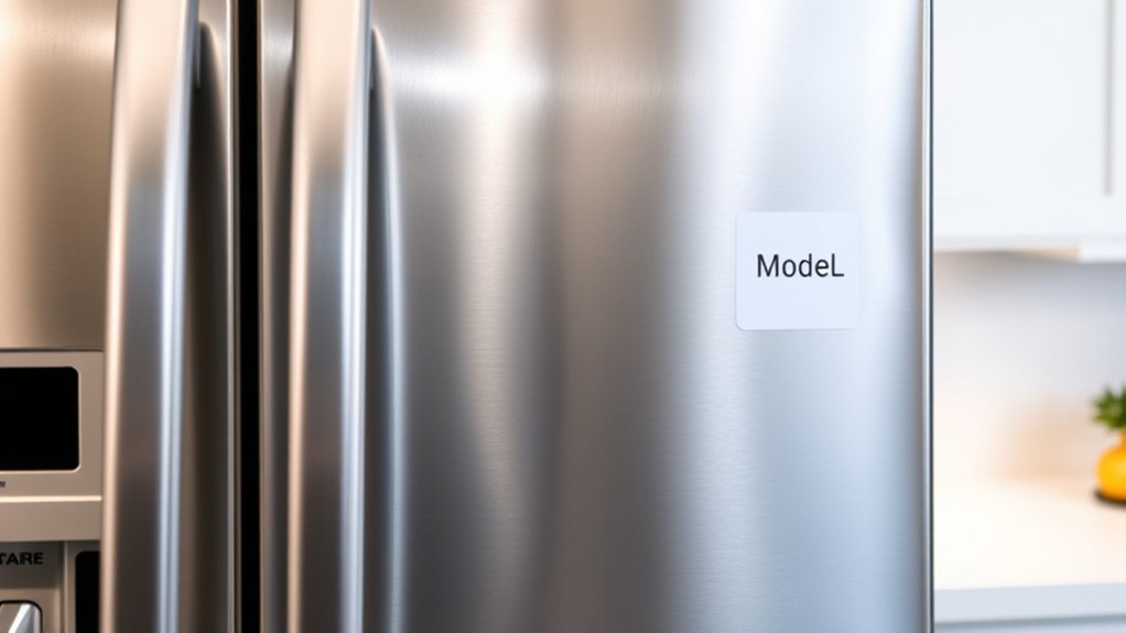 finding frigidaire model numbers