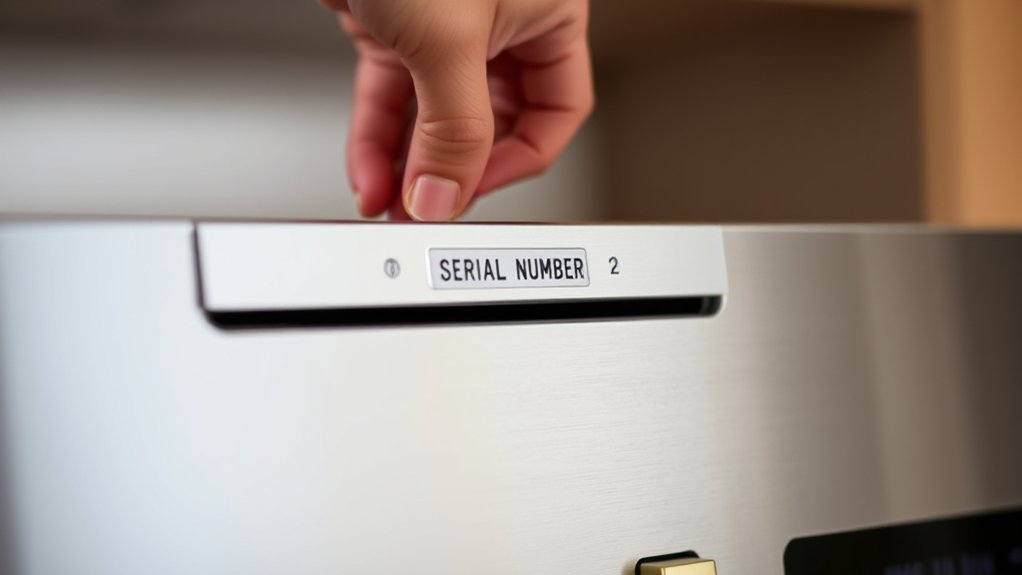 finding whirlpool serial number 1hc1t