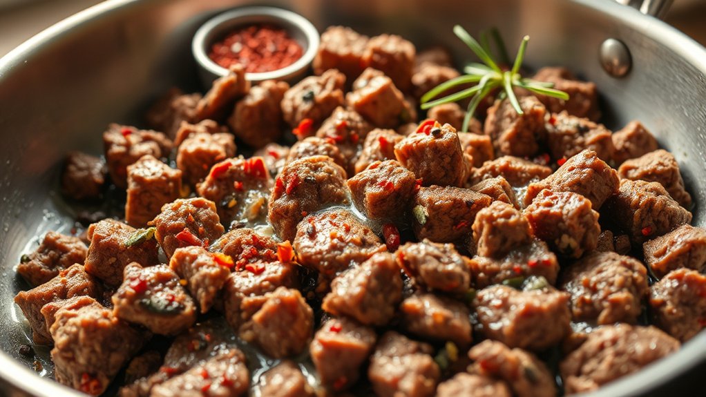 gather ingredients for sausage