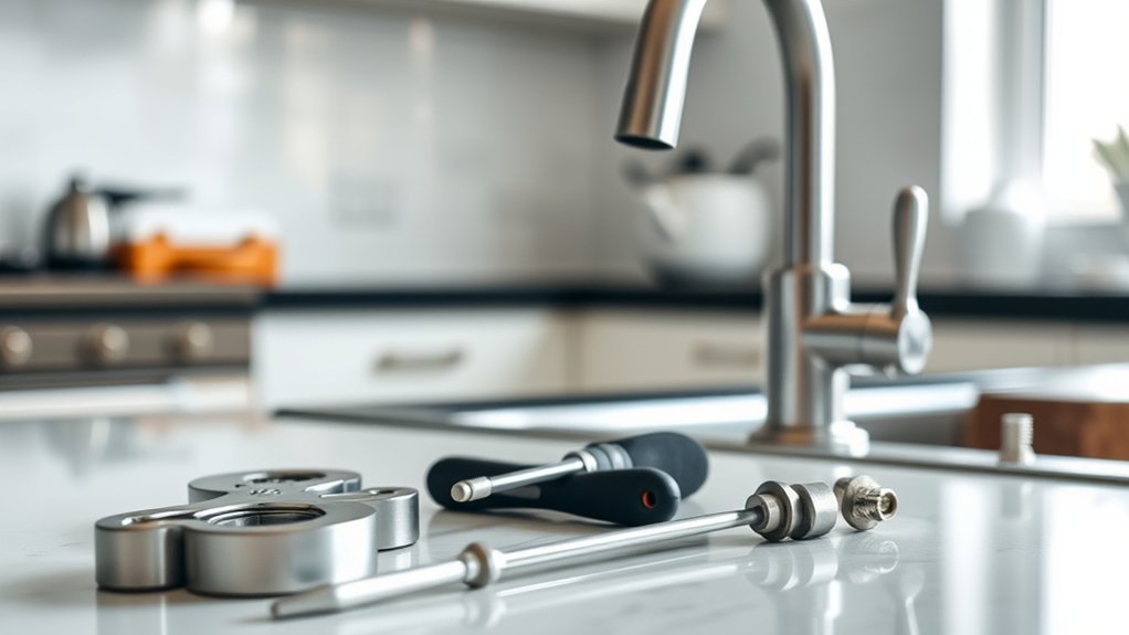 gather tools for faucet removal