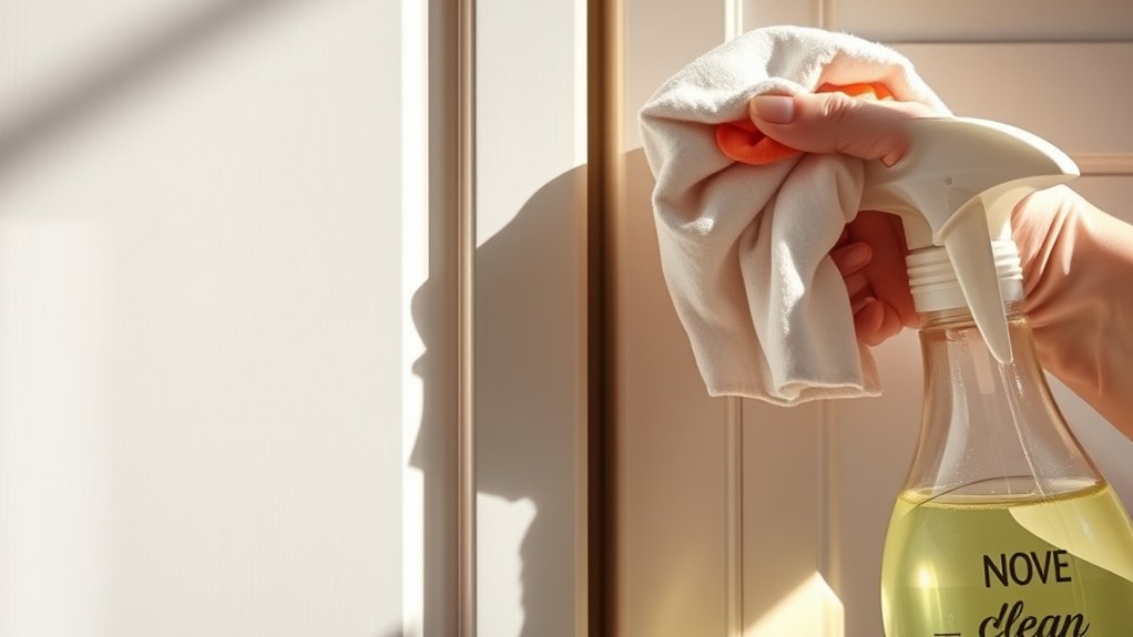 grease damages kitchen cabinets