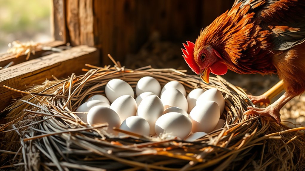 healthy hens lay yearly