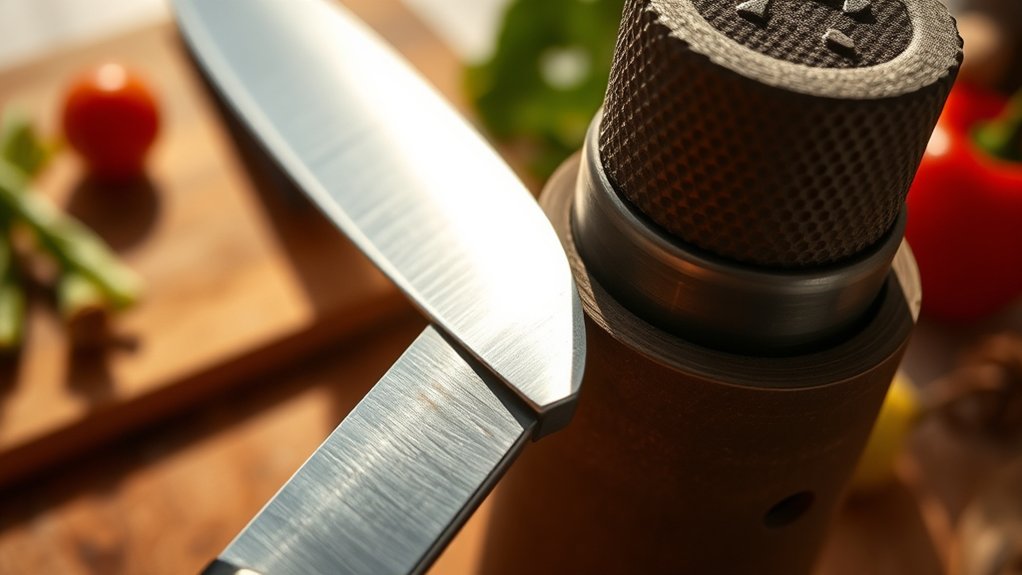 honing maintains knife edges