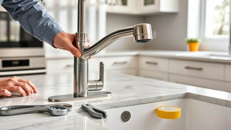 install kitchen faucet easily 703kr