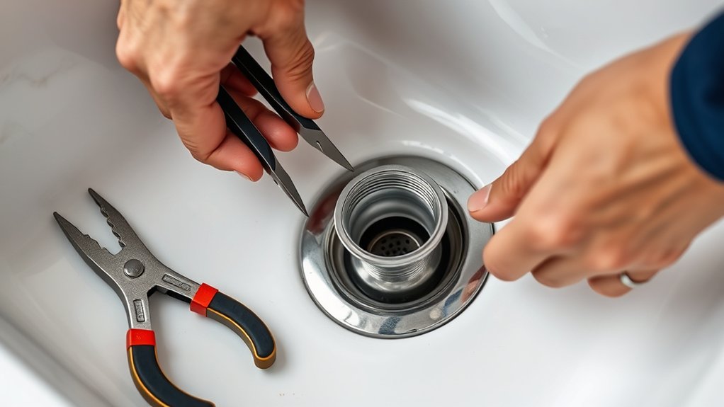 install kitchen sink drain gztcr