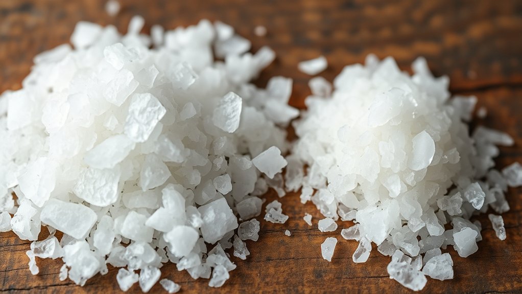 kosher versus sea salt