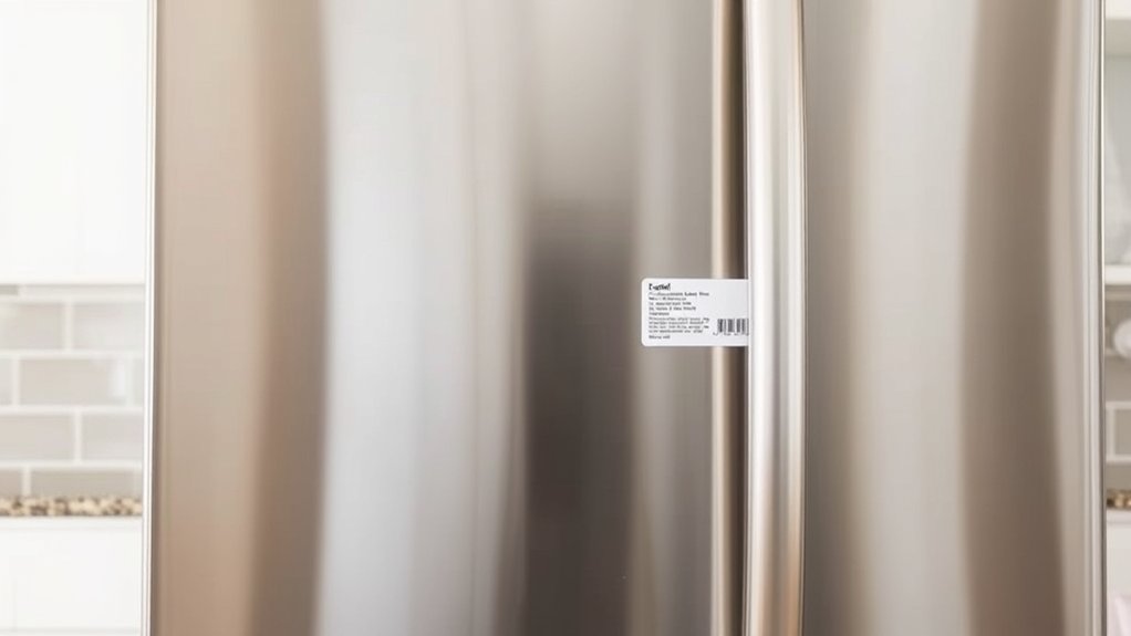 locate fridge serial number 0a57w