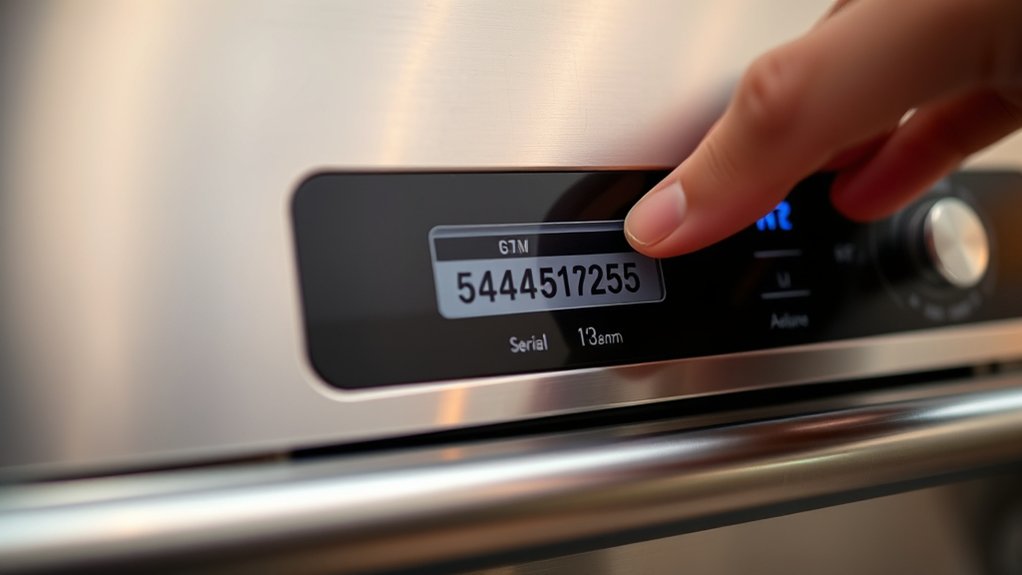 locate ge appliance serial number