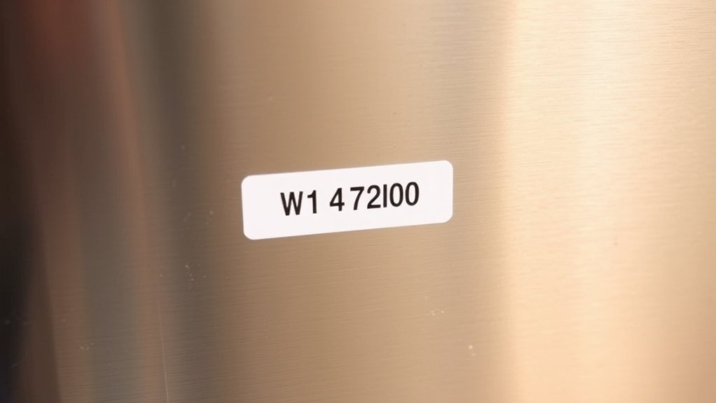 locate whirlpool serial number