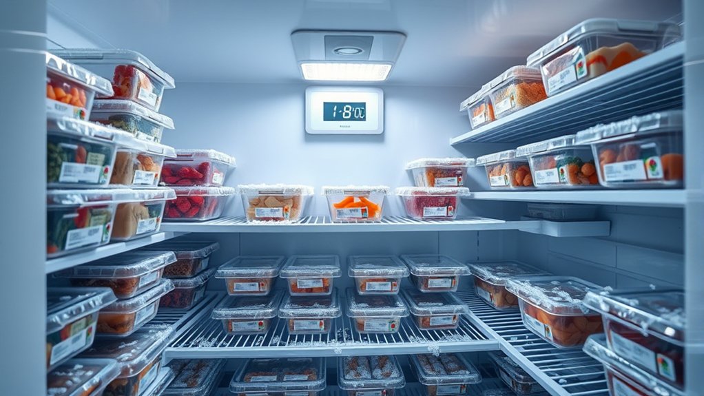 maintain freezer at 0 f