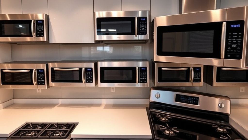 microwave ovens over gas hucd3