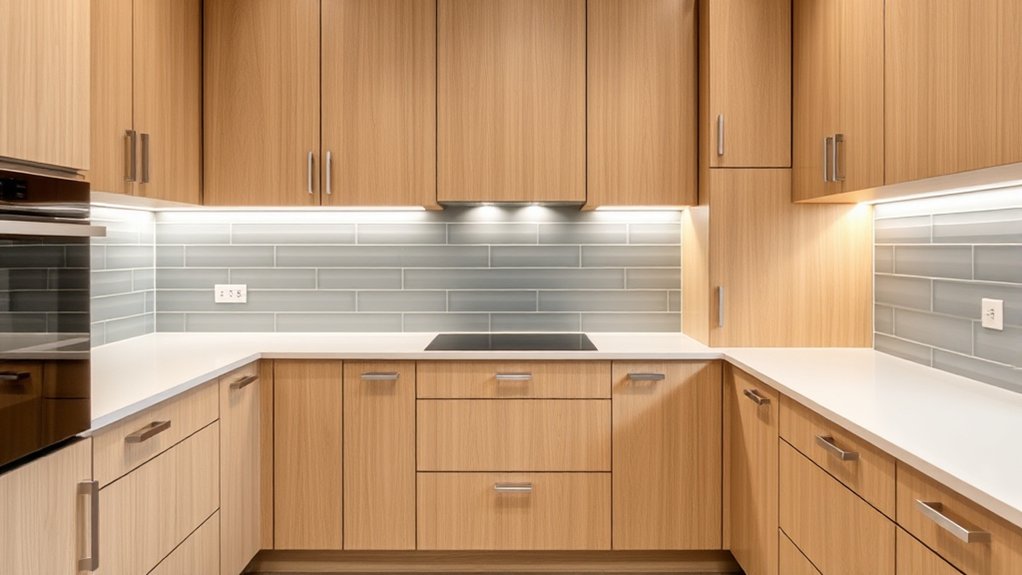 modernize oak cabinets stylishly