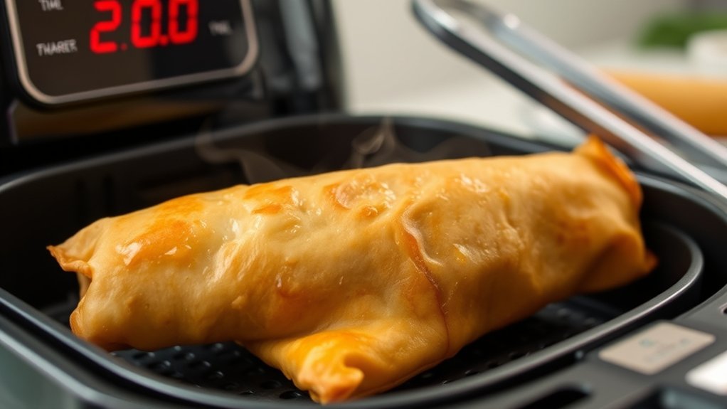 moisture causes soggy egg rolls