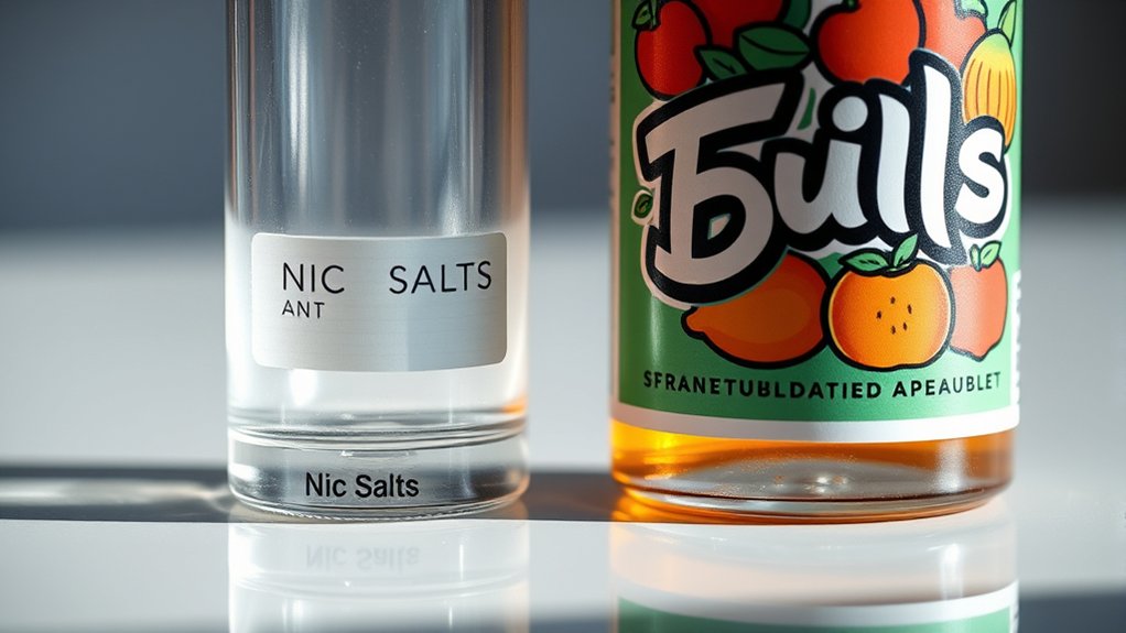 nic salts vs e juice archb