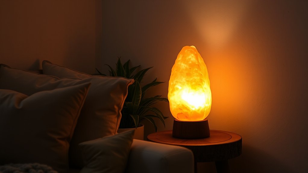 optimal salt lamp placement