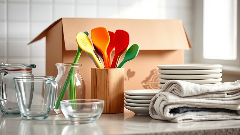 organize kitchen supplies efficiently