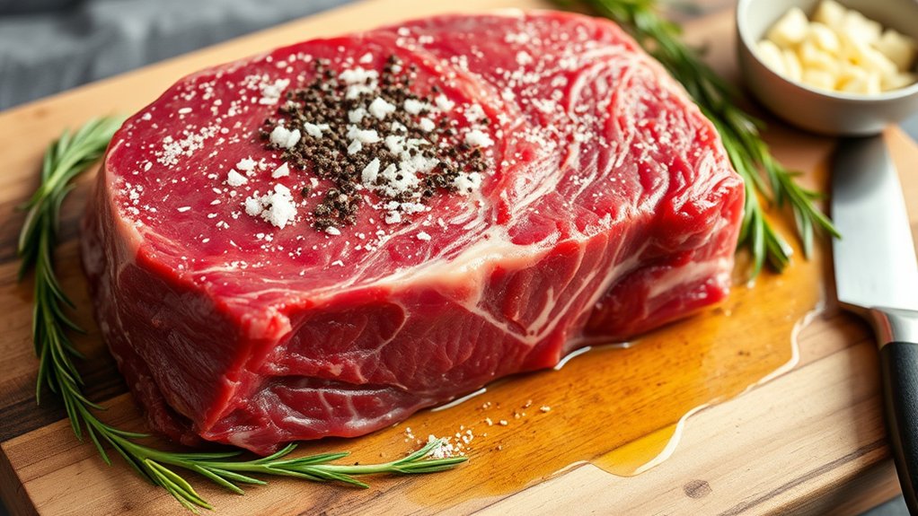 prepare beef for cooking