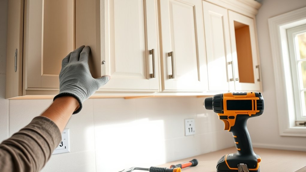 prepare kitchen for removal
