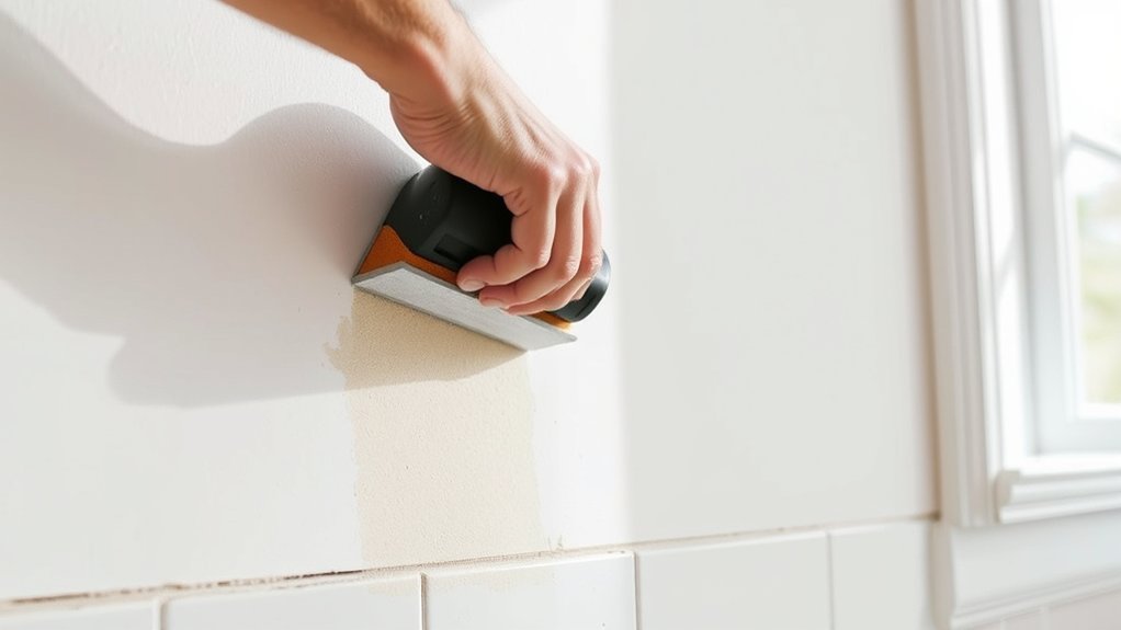 7 Simple Steps to Install Your Kitchen Backsplash 2 prepare surface for backsplash