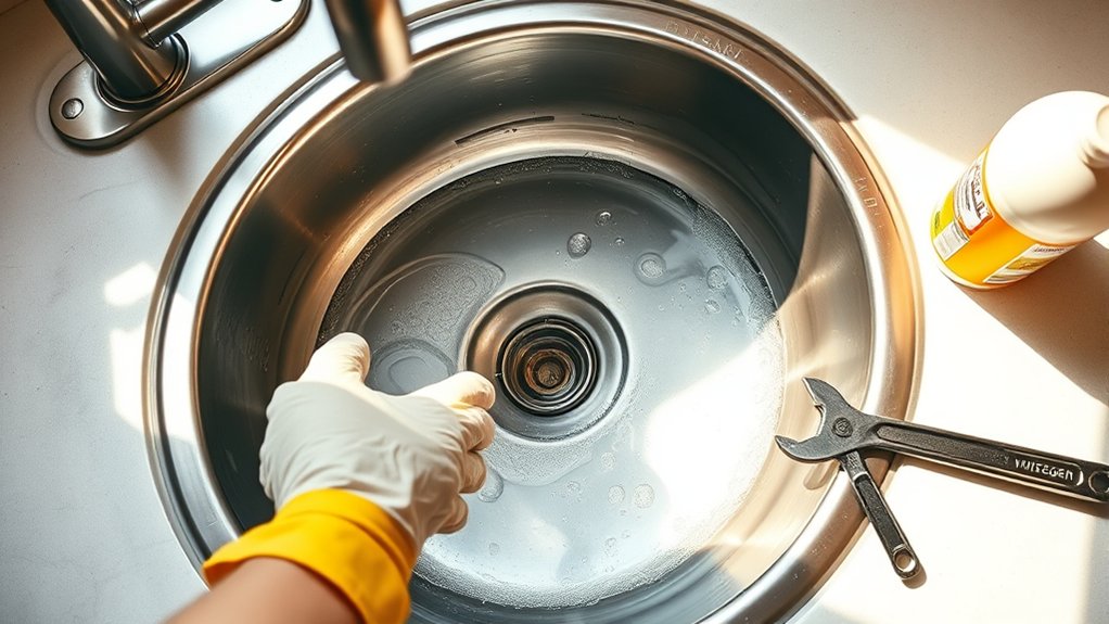 quick kitchen sink unclogging h3r7n