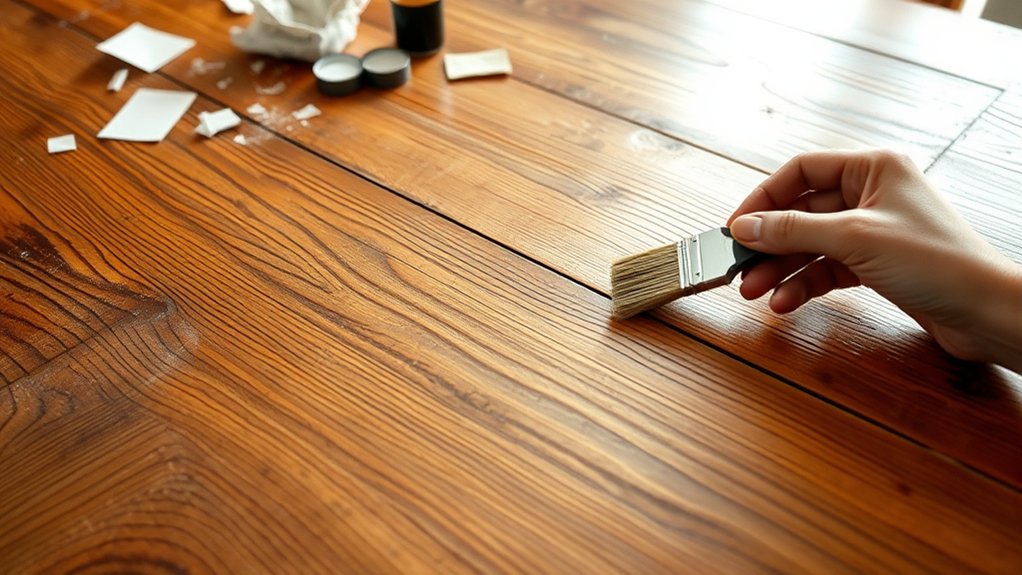 refinish your wooden table otna7