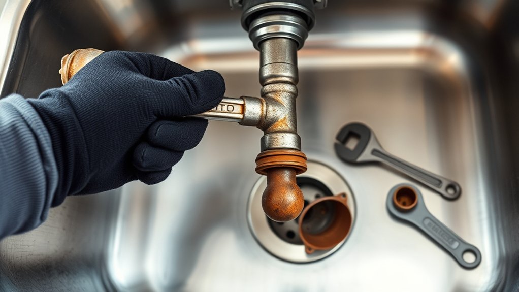 remove kitchen sink drain sl2ao