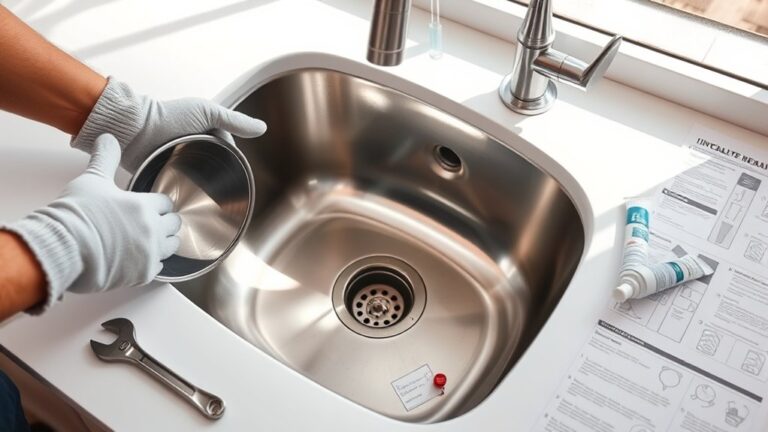 replace kitchen sink easily 55g1x