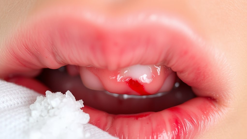 salt healing or irritating