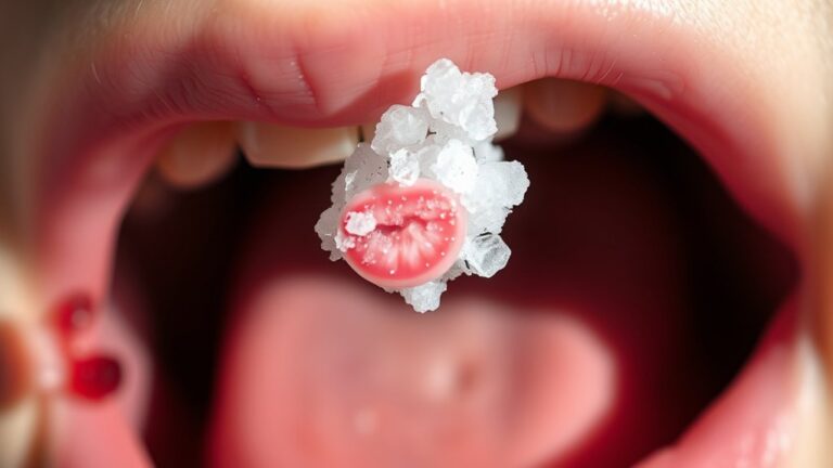 salt on canker sore