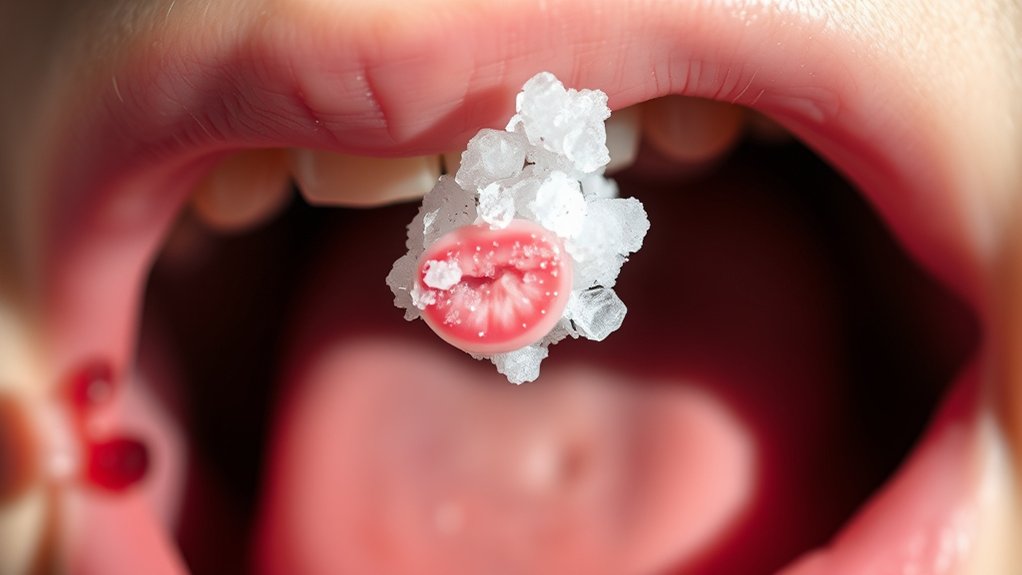 salt on canker sore