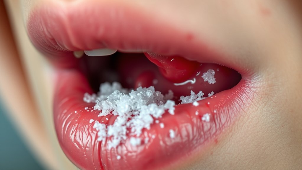 salt on canker sore