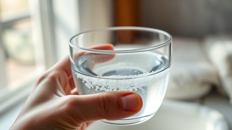 salt water gargle relief